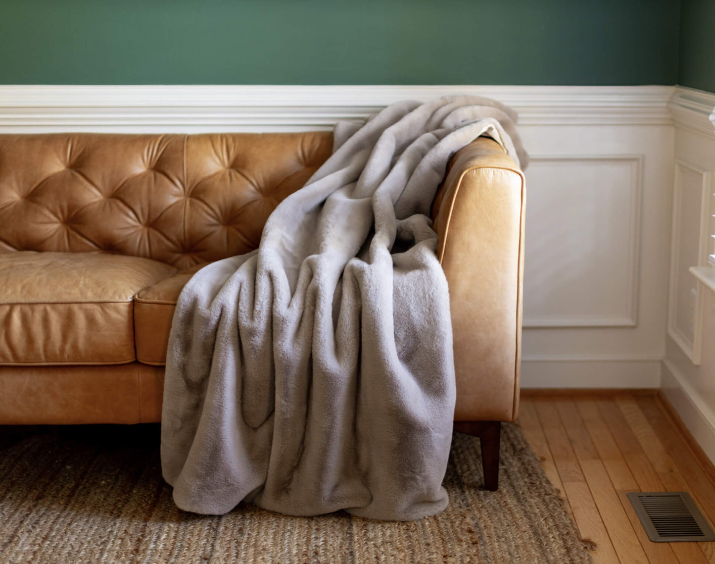 Cozy Oatmeal Beige Blanket
