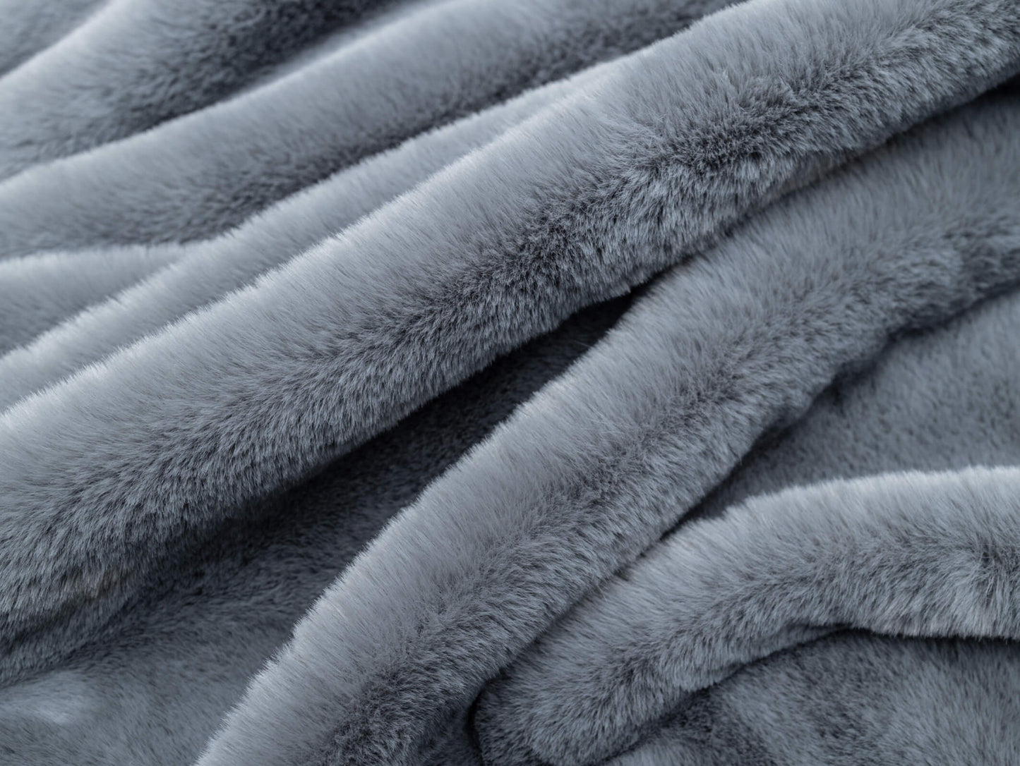 gray luxury throw blanket