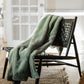 Sage cozy throw blanket